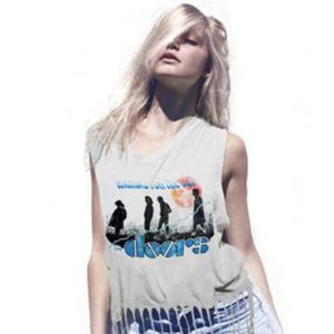 The Doors Waiting Fringe Jr White T-shirt - XL Only