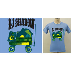 DJ Shadow Blue Wagon Jr Tee - L