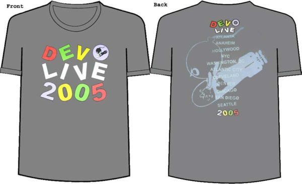 Devo Live 2005 T-shirt - S