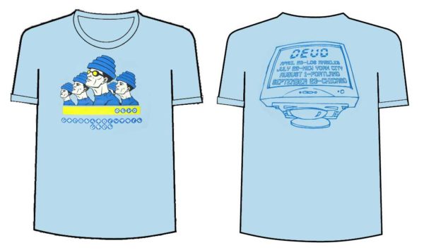 Devo Blue Domes Tour 04 Youth T-shirt