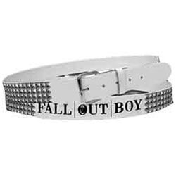Fall Out Boy Logo Belt W/Studs