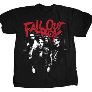 Fall Out Boy Punk Scratch Photo T-shirt