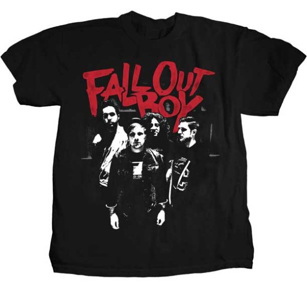 Fall Out Boy Punk Scratch Photo T-shirt