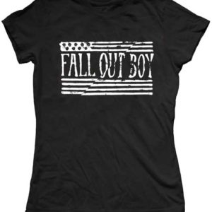 Fall Out Boy Split Flag Jr T-shirt