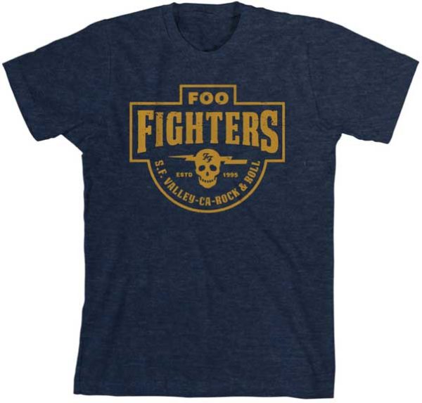 Foo Fighters S.F. Valley blue t-shirt