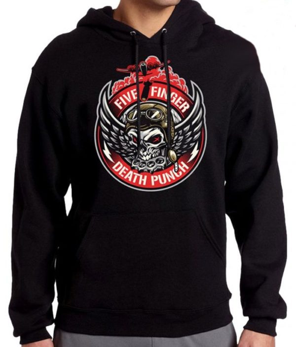 Five Finger Death Punch Bomber Patch Hoodie