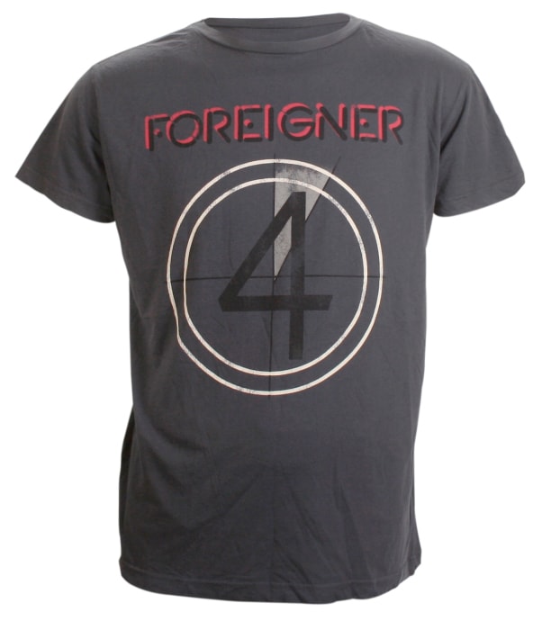 classic foreigner 4 countdown band t-shirt