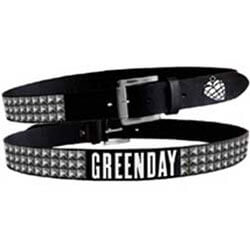 Green Day Logo Studded Belt