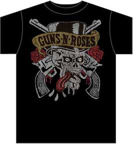 Guns N Roses Tongue Skull T-shirt