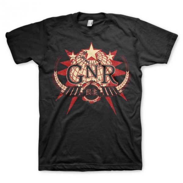 Guns N Roses Globe Logo T-shirt