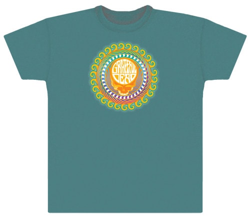 Grateful Dead Orange Sunshine Stealie T-shirt