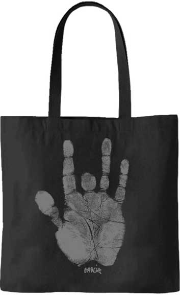 Jerry Garcia Hand Tote Bag