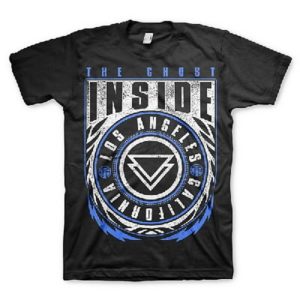 The Ghost Inside Los Angeles Bolts Mens Black T-shirt