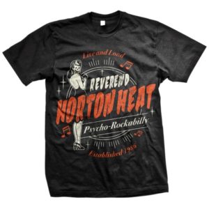 Reverend Horton Heat Live and Loud Mens Black T-shirt