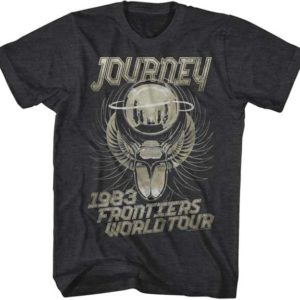 Journey Rock Band FRONTIERS COVER Licensed Women's T-Shirt All Sizes