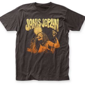 Janis Joplin Live Fitted T-shirt
