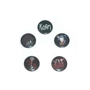 Korn Other Side 5 x 1 Button Set - S