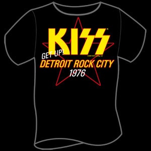 Kiss Detroit Infant Black T-shirt - 0-6 Months