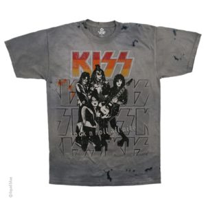 KISS Rock and Roll All Nite Tie-Dye T-shirt