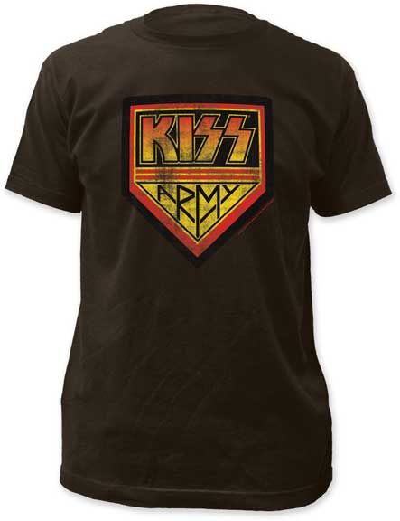 KISS Army Fitted T-shirt - Band Tees