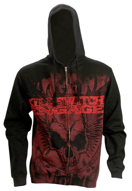 KillSwitch Engage Splatter Hoodie Black - Small Only
