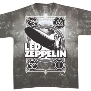 Led Zeppelin Poster Tie Dye T-shirt