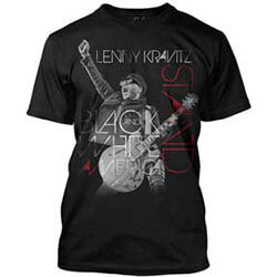 Lenny Kravitz Stand Up Photo Mens Black T-Shirt Small Only