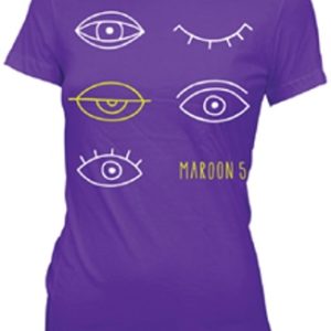 Maroon 5 Eyes Jr Purple T-shirt