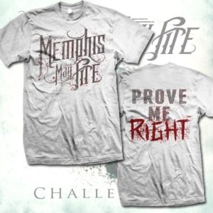 Memphis May Fire Prove Me Right Mens White T-shirt - Small Only