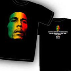 Bob Marley Reggae Face T-shirt  - 3XL