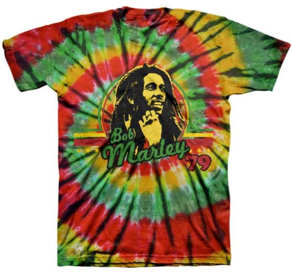 Bob Marley '79  Tie-Dye T-shirt