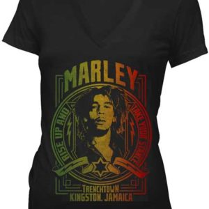 Bob Marley Take Your Stance Jr V-Neck T-shirt