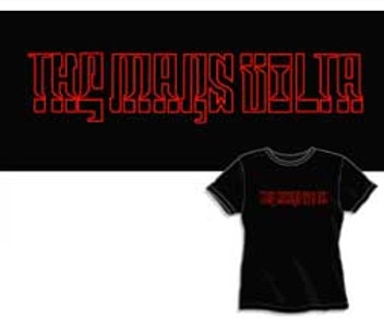 The Mars Volta Logo Jr Black T-Shirt Large Only