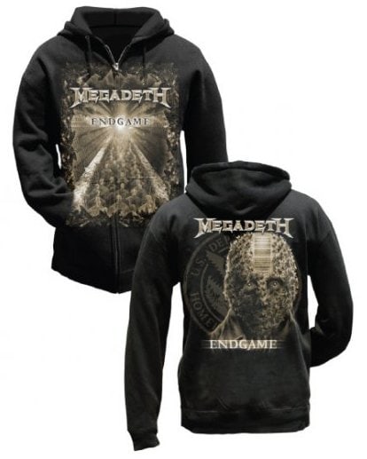 Megadeth Endgame Black Zip Hoodie - Small Only