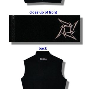 Metallica Polar Fleece Vest Mens Thermal - Large Only