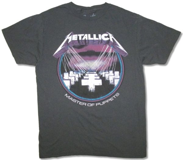 Metallica Master of Puppets Charcoal T-shirt