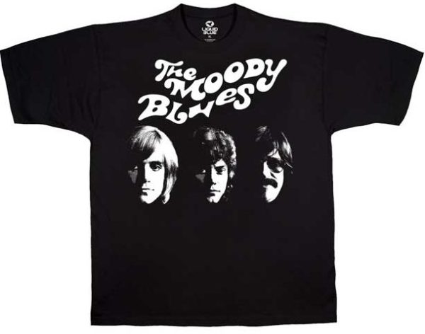Moody Blues Silhouette Mens Black T-Shirt