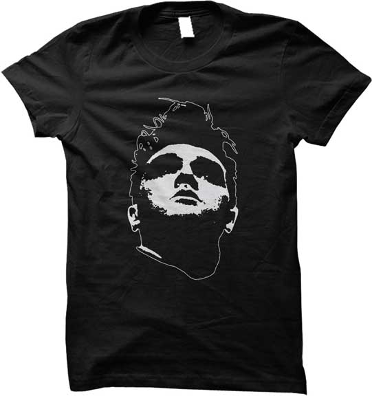 Morrissey Head Mens Black T-Shirt