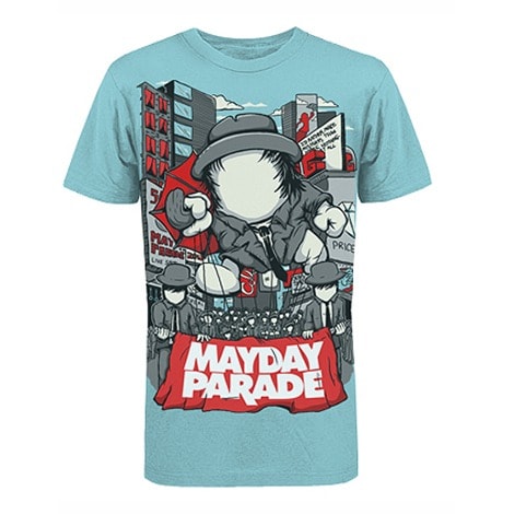 Mayday Parade Floater Mens Blue T-shirt
