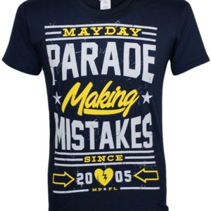 Mayday Parade Mistake Mens Blue T-shirt