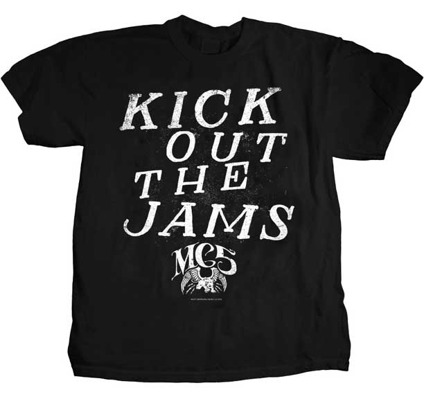 3XL MC5 Kick Out The Jams Rock Band Legend Men/'s Black T-shirt Size S