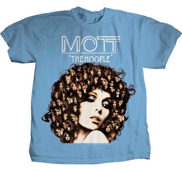 Mott The Hoople Album Cover Mens Blue T-shirt