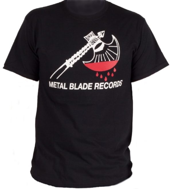 Metal Blade Records Axe Logo Mens Black T-shirt