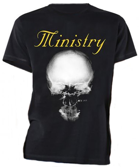 Ministry Mind Skull T-shirt - Band Tees