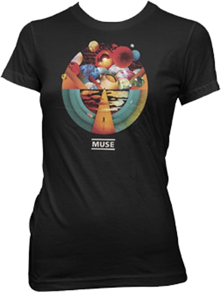 Muse Exogenesis Girl's Black T-Shirt