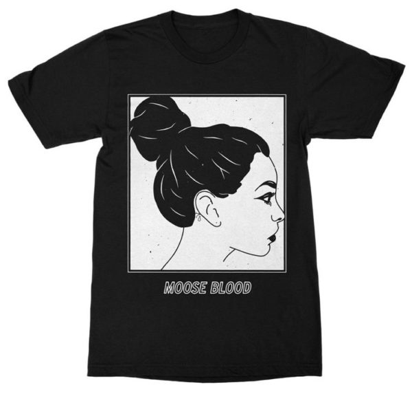 Moose Blood Cherry Mens Black T-Shirt