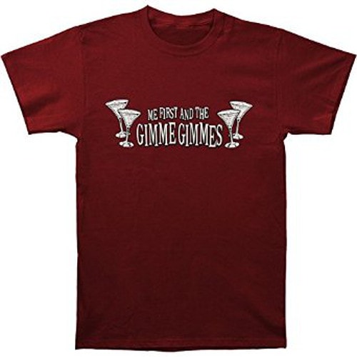 Me First and the Gimme Gimmes Delicious Tee Mens Red T-shirt