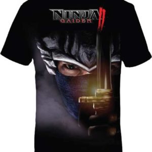 Ninja Gaiden Ninja's Gaze Mens Black T-Shirt