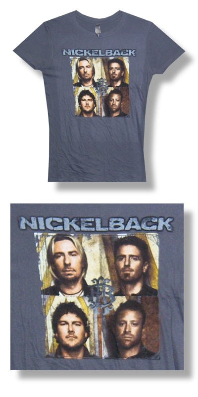 Nickelback Squares Jr. Gray T-shirt