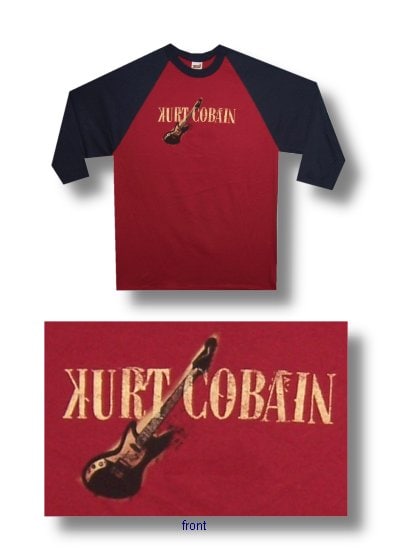 Kurt Cobain Guitar Type Jersey XL Only